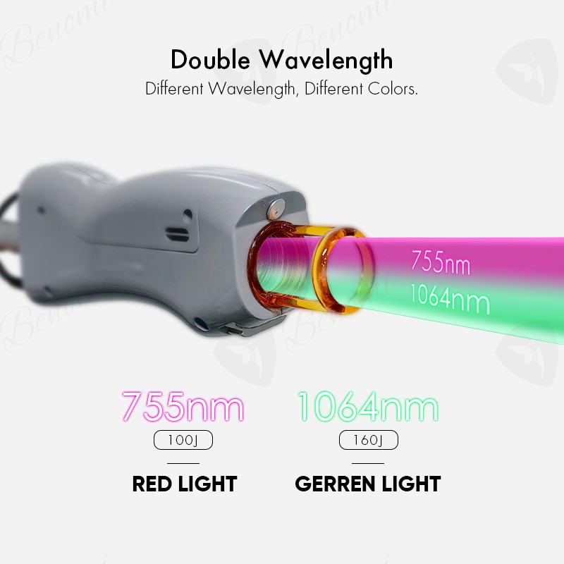 dual wavelengths of 1064 and 755nm dual wavelengths of 1064 and 755nm