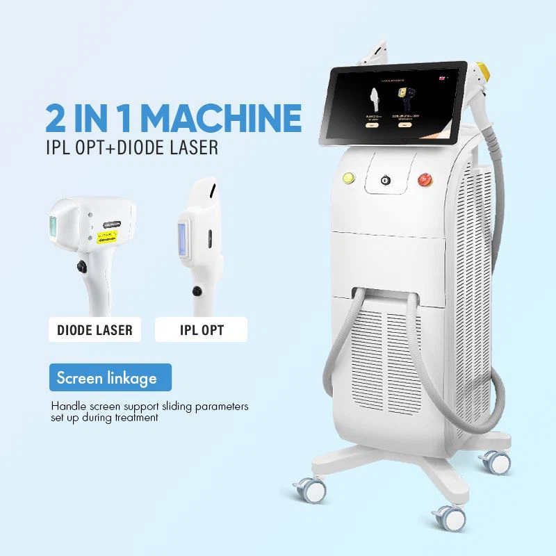 Léasair IPL OPT+DÍOD 2 IN 1 MEAISÍN