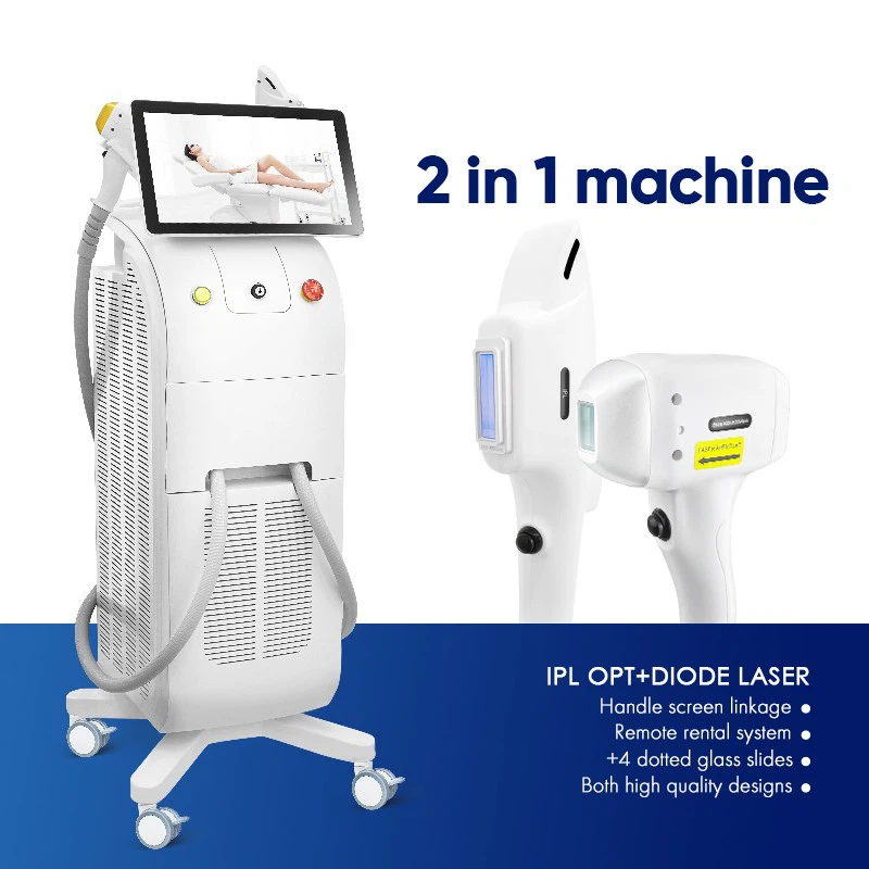 IPL OPT+Diode Laser 2in1 Hair Removal Machine