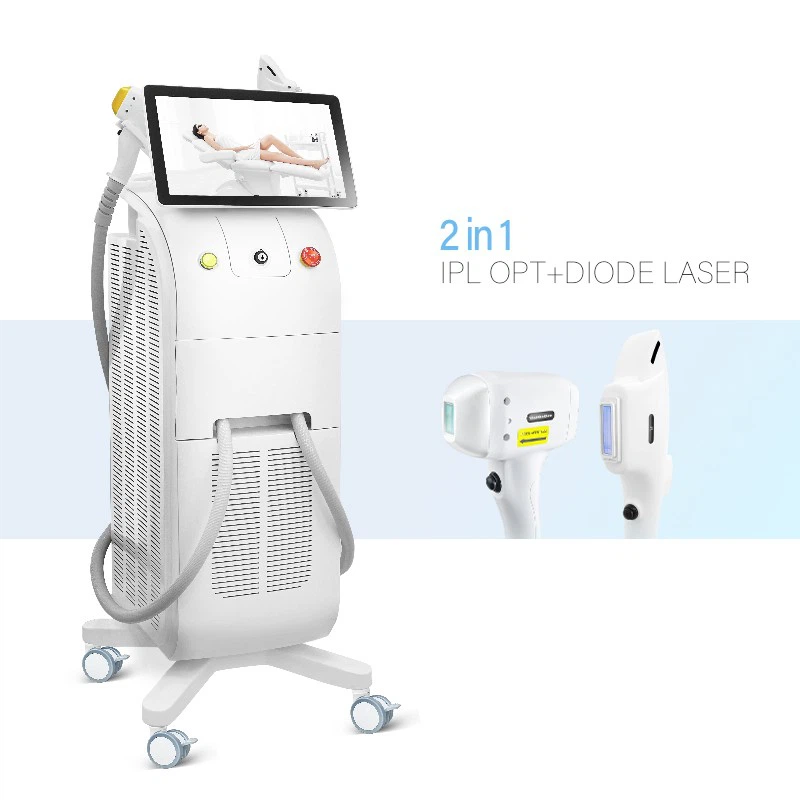 IPL OPT+Diode Laser 2in1 Hair Removal Machine