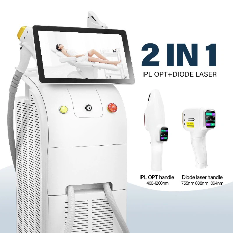 IPL OPT+Diode Laser 2in1 Hair Removal Machine